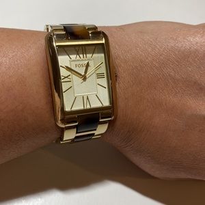 Fossil Gold/Tortoise Watch